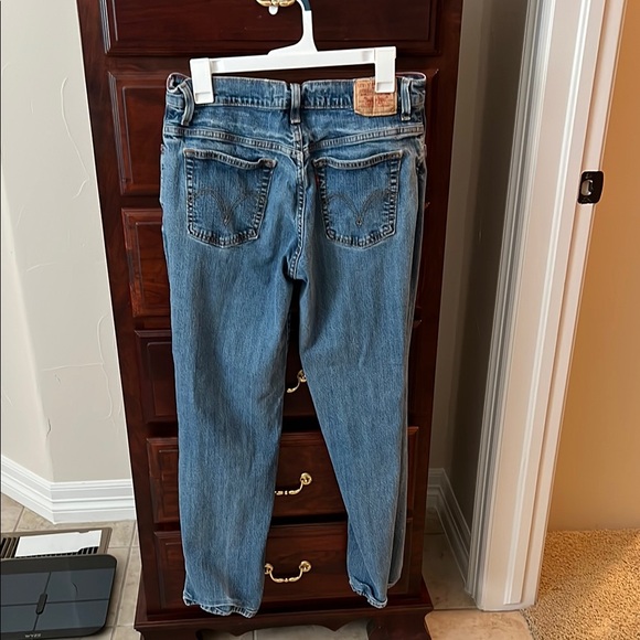 Classic Levi’s Relaxed Boot Cut Blue Denim Jeans - Picture 3 of 5